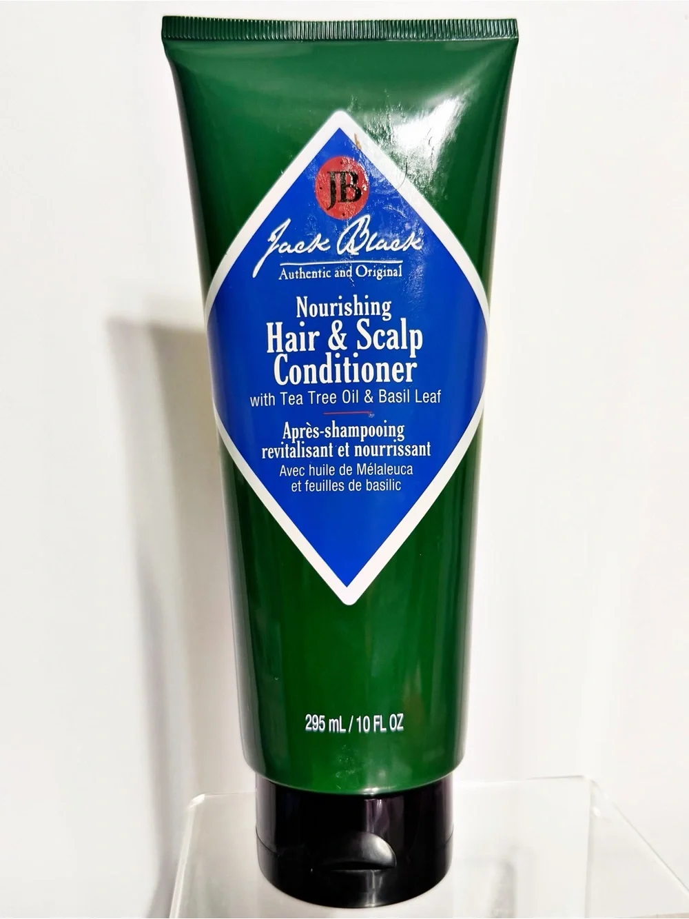 JACK BLACK Nourishing Hair & Scalp CONDITIONER w/ Tea Tree & Basil, 10 oz SEALED
